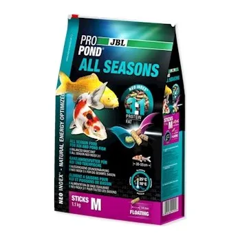 Krmivo pro rybičky JBL Celoroční krmivo PROPOND ALL SEASONS M, 1,1 kg