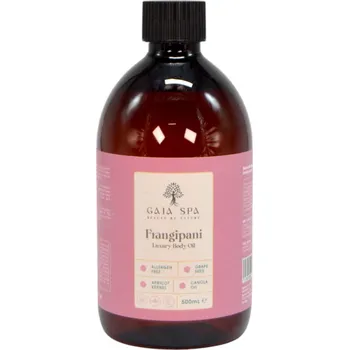 Masážní přípravek Tělový masážní olej Frangipani (Frangipani) - GAIA SPA Objem: 500ml