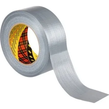 Lepicí páska 3M 2903, Textilní univerzální opravná páska 48mm x 50 m stříbrná, Duct Tape