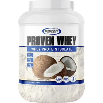 Protein Gaspari Nutrition Proven Whey 1814 g, vanilková zmrzlina