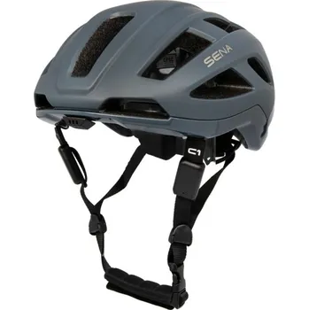 Cyklistická přilba Cyklo přilba s headsetem C1, SENA (matná šedá) (Velikost: M)