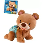 PLYŠ Baby medvídek naučný lezoucí mluví zpívá na baterie Světlo Zvuk