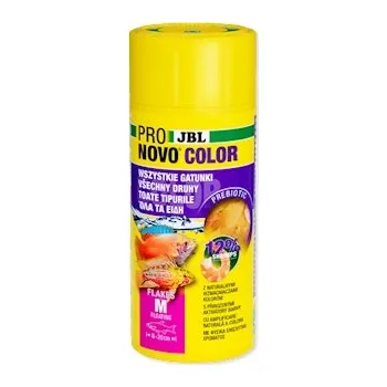 Krmivo pro rybičky JBL Krmivo ProNovo Color Flakes M, 250ml