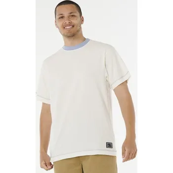 Pánská móda Tričko Rip Curl AOTS TY WILLIAMS RINGER TEE Bone velikost M