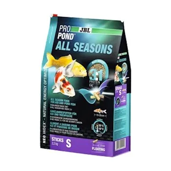 Krmivo pro rybičky JBL Celoroční krmivo PROPOND ALL SEASONS S, 2,2 kg