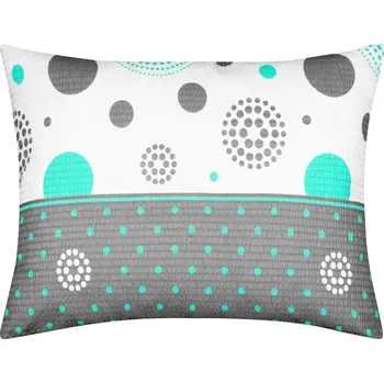 Povlak na dekorativní polštářek DARRÉ Krepový povlak na polštář Canneto šedý Velikost: 70 x 90