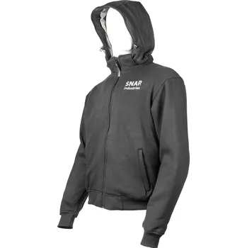 Pánská mikina SNAP INDUSTRIES mikina DOMINIC Fleece CE full black - S