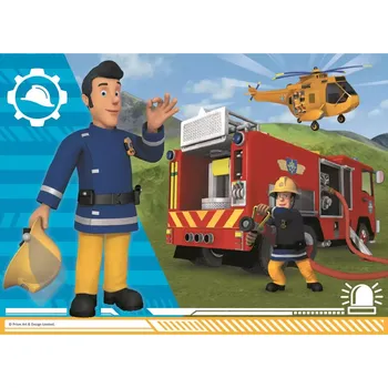 Puzzle TREFL Puzzle Požárník Sam: Záchranný tým 20 dílků