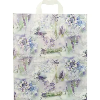 Ostatní Igelitová taška 40x46cm XXL Levandule