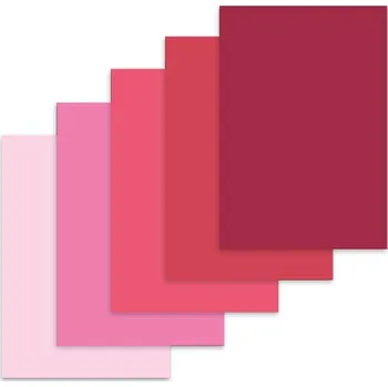 kreativní sada Wiler Pěnová guma Foamiran 50x70cm 5ks červená