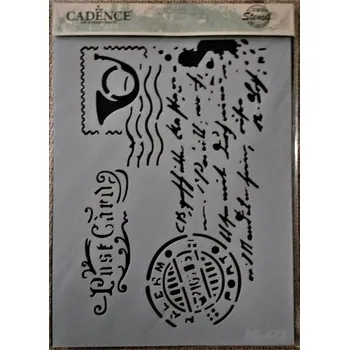 CADENCE Boya šablona A4 Pohlednice