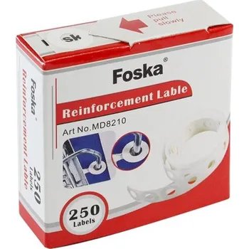 Děrovačka Foska Zpevňovač kroužkových vazeb 250 ks