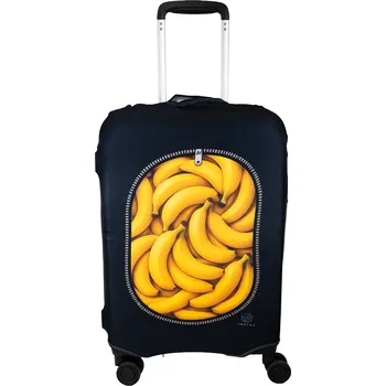 Elastický obal na kufr - “Kufr plný banánů” - Abbara Velikost: M