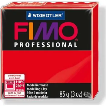 modelína a plastelína Staedler FIMO Professional ČERVENÁ ZÁKLADNÍ 85g