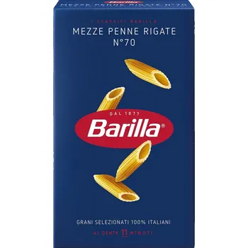 Příloha Barilla Mezze Penne Rigate Grani Selezionati 100% Italiani