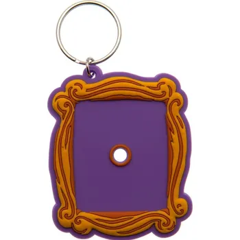 Gumový přívěsek na klíče - klíčenka Friends|Přátelé: Frame (4,5 x 6 cm)