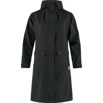 nepromokavá parka dámská FJÄLLRÄVEN Vardag Rain Parka W, Black - S