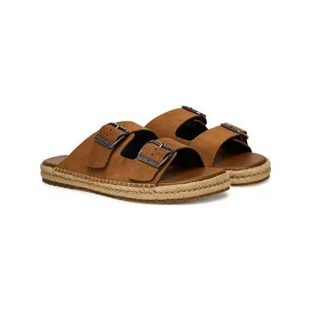 Pánská obuv Espadrilky Tommy Hilfiger Flex Jutte Hilfiger Suede Sandal FM0FM05503 Hnědá 44