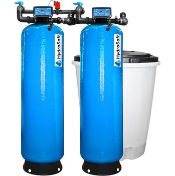 vodní filtr Dvojitý průmyslový změkčovač vody HydroSoft 400D2-HYS1-Com 1" 400D2/92