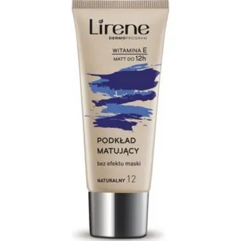 Make-up Lirene Nature Matte Fluid Foundation - Matující fluidní make-up pro dlouhotrvající efekt 30 ml - 12 Natural