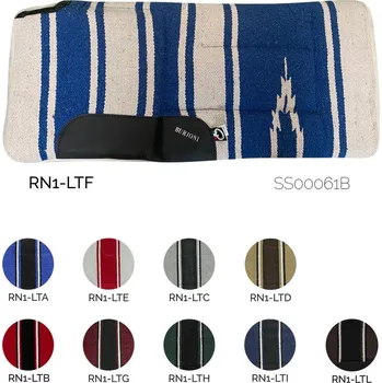 Westernová podsedlová deka Burioni NAVAYO s vykrojením na kohoutku béžová