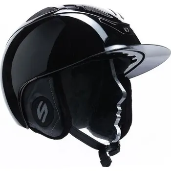 Jezdecká přilba Zimní vnitřní výstelka s chrániči uší Apex Suomy Černá 55 cm