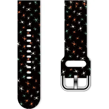 Příslušenství k chytrým hodinkám Madvell Silikonový řemínek Pavoučci 20mm