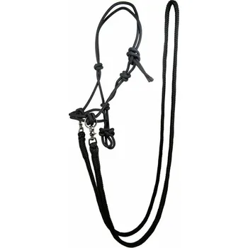 Jezdecká ohlávka s otěžemi HKM Černá PONY