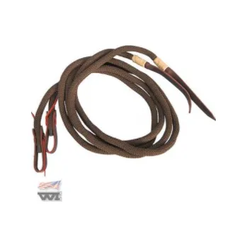 Westernové otěže WESTERN IMPORTS EcoLine Deluxe Hnědá