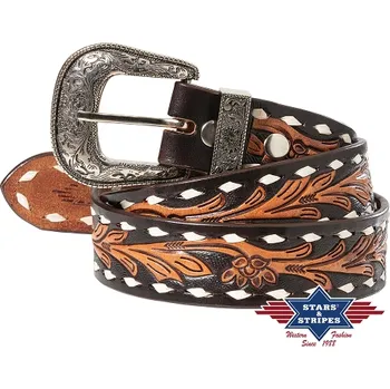 Opasek Kožený opasek WG-307 38 inch (96 cm)