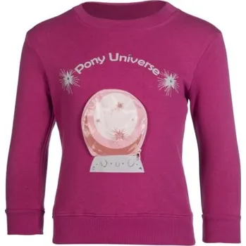 Jezdecká mikina Dětská mikina HKM Polly magenta 134/140