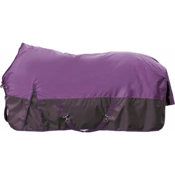 Deka pro koně Nepromokavá výběhová deka HKM - Sacramento - 600D, s 300g výplní fialová/světle fialová 115
