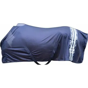 Jezdectví Letní síťová deka HKM Bloomsbury Tmavě modrá 135 cm