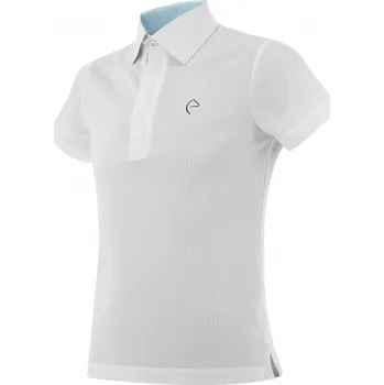 Dětské závodní triko EQUITHEME Edy Bílá 12 let