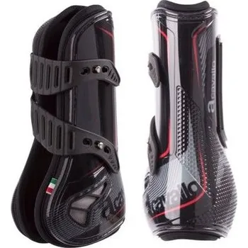 Ochrana nohy a ocasu Chrániče přední Acavallo S.Opera H.B Gel Lined hnědá/zlatá COB