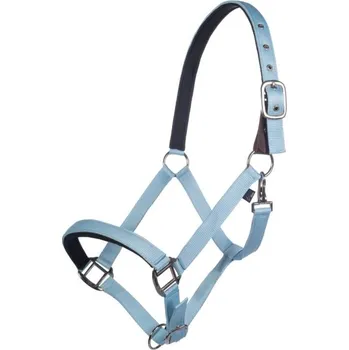 Vybavení pro koně Ohlávka HKM Breakaway 2 Světle modrá COB