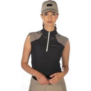 Jezdecké oblečení Funkční top HKM -Amalfi- Černá M