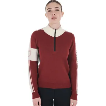 Jezdecká mikina Dámský svetr Equestro HighNeck L