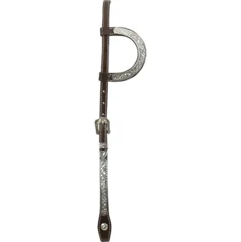 Věšák na sedlo a uzdečku Westernová uzdečka jednouška POOL'S WSOE/00233 koňak