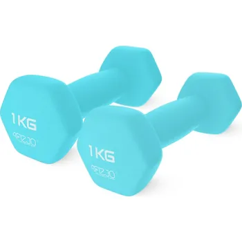 4FIZJO Univerzální činky 4FIZJO CLASSIC, 2 ks 2*1kg MODRÁ