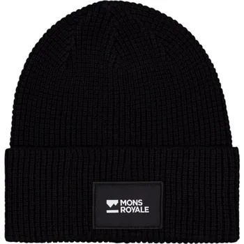 Čepice kulich MONS ROYALE BLUFF MERINO BEANIE black