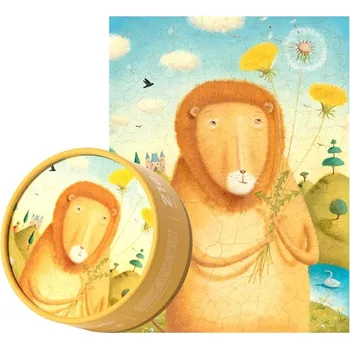 Puzzle Puzzle Mideer Alison Jay Lev s pampeliškou 216 dílků MD3278 vícebarevná MLC