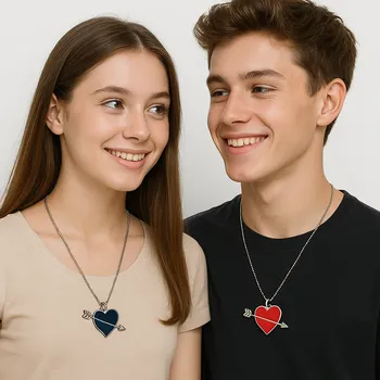 Náhrdelník BAZAR-2 náhrdelníky ONA a ON - srdíčka 2