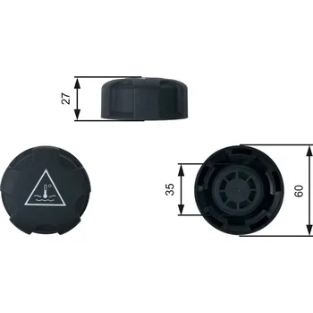 Autodíl Uzavírací víčko, nádoba chladiva GATES RC247