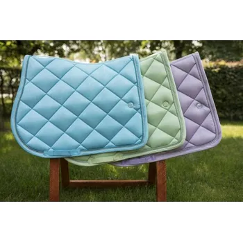 Podsedlová dečka LAMI-CELL FLORAL Světle modrá FULL