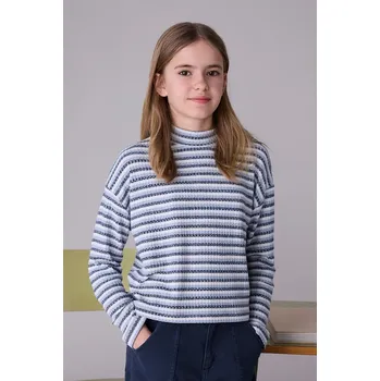 Dětské tričko s dlouhým rukávem Mayoral 7016.8D.Junior.9BYA modrá 50X, vel. 157