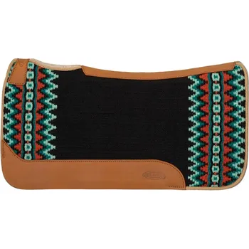 Westernová deka WEAVER New Zealand Wool Teal/Rust/Black