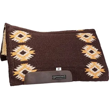 Westernová podsedlová deka CSF RANCHO - CHOCO