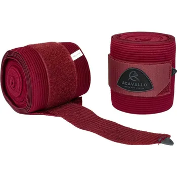 Ochrana nohy a ocasu Elastické bandáže Acavallo fleece Zelená tmavá