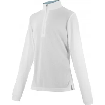 Dětské závodní triko EQUITHEME Buffy Bílá 14 let